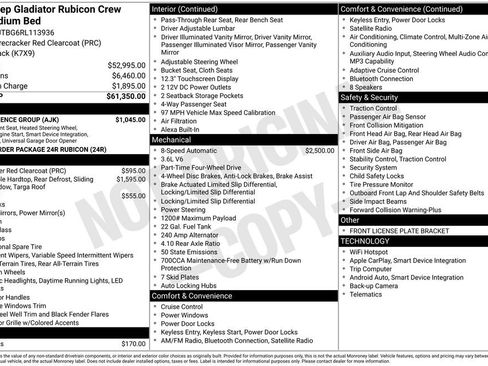 Used 2024 Jeep Gladiator Rubicon w/ Convenience Group image 36