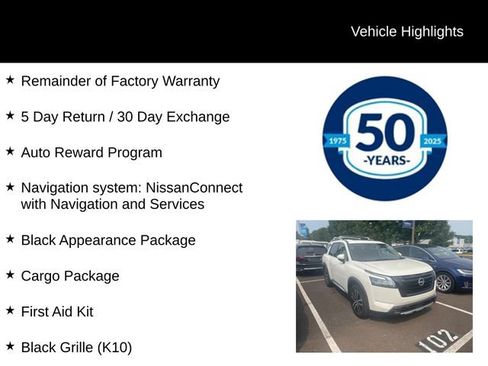 Used 2024 Nissan Pathfinder Platinum w/ Black Appearance Package AWD/4WD image 5