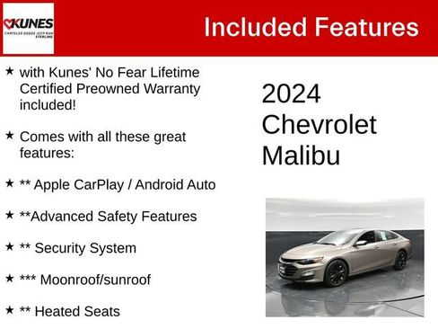 Used 2024 Chevrolet Malibu LT FWD image 4