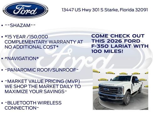 New 2026 Ford F350 Lariat w/ Lariat Ultimate Package image 5