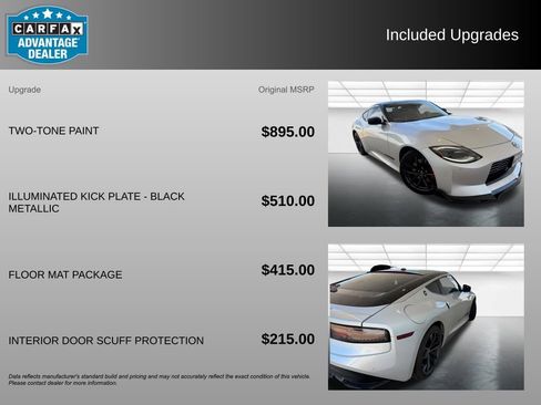 Used 2025 Nissan Z Performance w/ Floor Mat Package RWD image 3