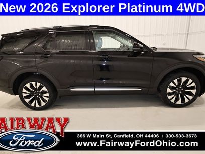 New 2026 Ford Explorer Platinum