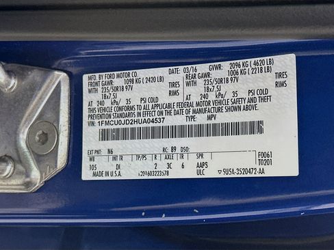 Used 2017 Ford Escape Titanium w/ Equipment Group 301A FWD image 12