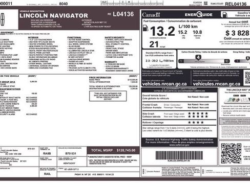 Used 2024 Lincoln Navigator Reserve w/ Equipment Group 201A image 44