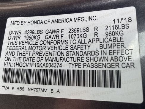 Used 2019 Honda Accord LX image 39