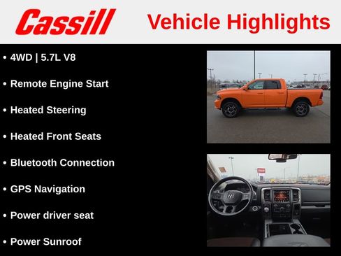 Used 2015 RAM 1500 Sport w/ Ignition Orange Sport Package image 6