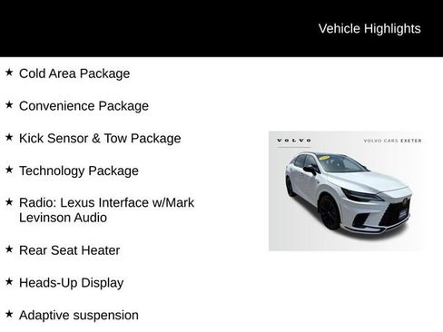Used 2024 Lexus RX 500h F Sport w/ Convenience Package AWD/4WD image 6