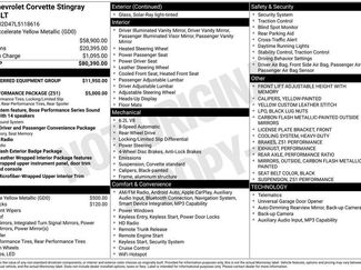 Used 2020 Chevrolet Corvette Stingray Premium Cpe w/ 3LT Preferred Equipment Group RWD video 2