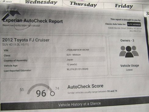 Used 2012 Toyota FJ Cruiser 4WD w/ Upgrade Pkg image 21