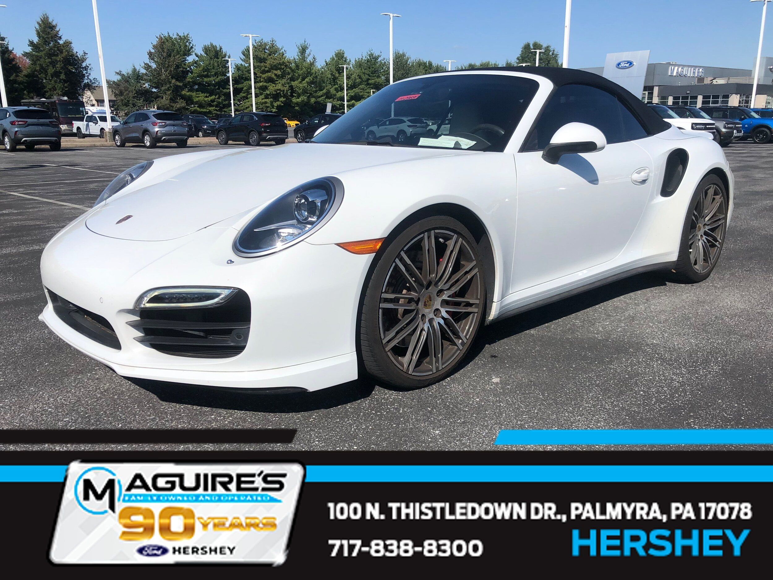 Used 2015 Porsche 911 Turbo w/ Sport Chrono Package AWD/4WD image 1