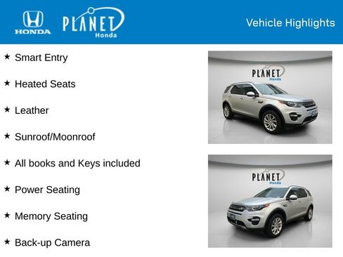Used 2016 Land Rover Discovery Sport HSE AWD/4WD image 4