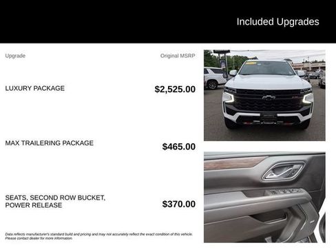 Used 2023 Chevrolet Tahoe Z71 w/ Luxury Package AWD/4WD image 7