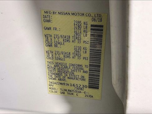 Used 2018 Nissan Murano SL w/ Moonroof Package image 43