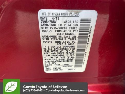 Used 2013 Nissan Rogue S image 28