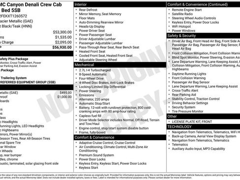 New 2026 GMC Canyon Denali AWD/4WD image 5