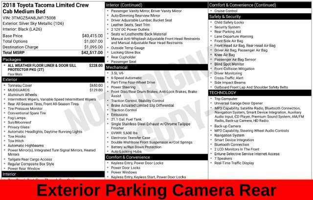 Used 2018 Toyota Tacoma Limited AWD/4WD image 38