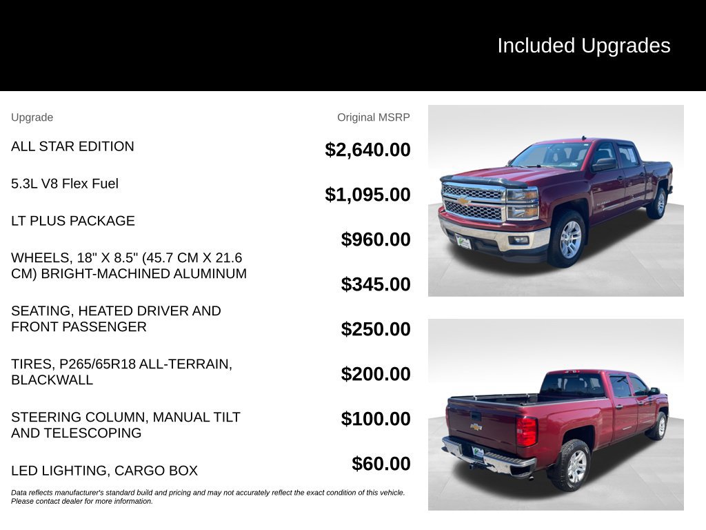 Used 2014 Chevrolet Silverado 1500 LT w/ All Star Edition RWD image 10