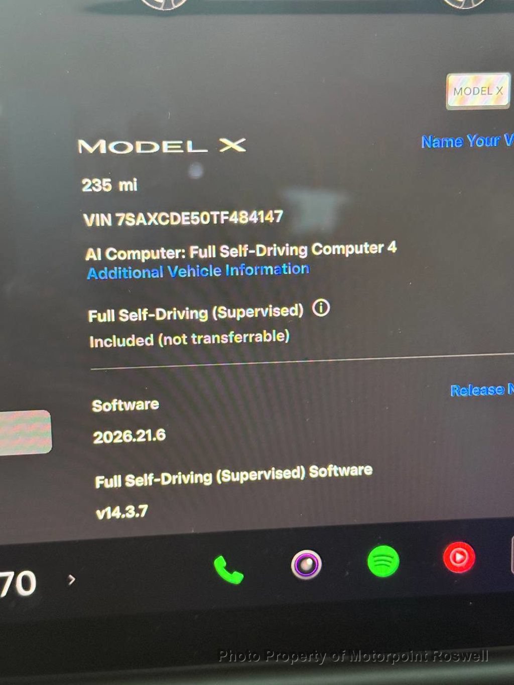 Used 2026 Tesla Model X AWD/4WD image 3