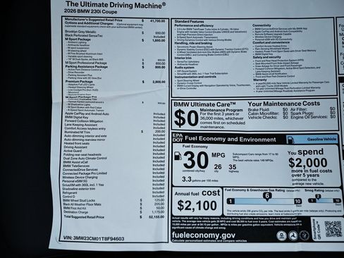 New 2026 BMW 230i 230i w/ Premium Package image 44
