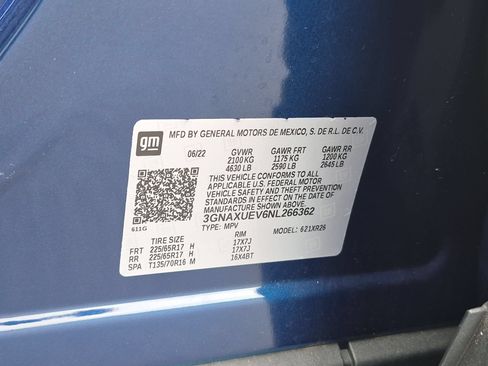 Certified 2022 Chevrolet Equinox LT AWD/4WD image 34