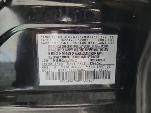 Used 2021 Nissan Sentra SV FWD image 33