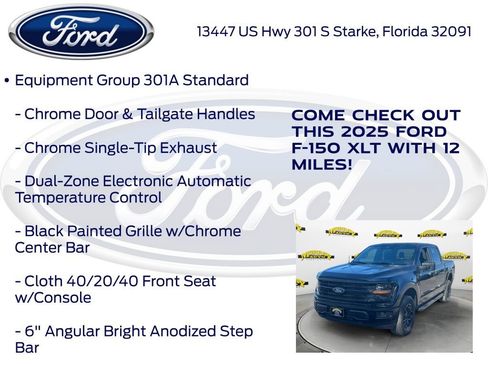 New 2025 Ford F150 XLT w/ Equipment Group 301A Standard image 20