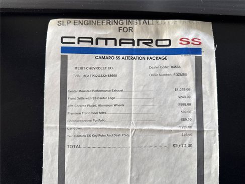 Used 2002 Chevrolet Camaro Z28 w/ SS Performance/Appearance Pkg RWD image 49