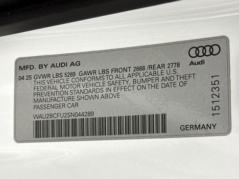 Used 2025 Audi A5 2.0T Premium Plus w/ Premium Plus image 34