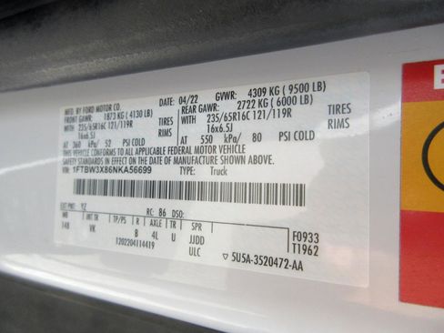 Used 2022 Ford Transit 350 148 High Roof Extended w/ Exterior Upgrade Package RWD image 38