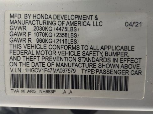 Used 2021 Honda Accord Sport Special Edition image 33