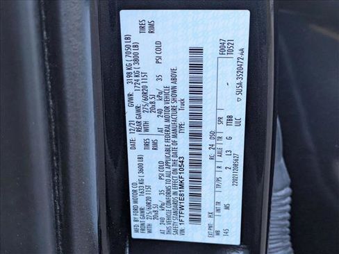Used 2021 Ford F150 XLT w/ Equipment Group 302A High AWD/4WD image 15