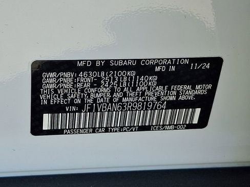 Certified 2024 Subaru WRX Limited AWD/4WD image 28
