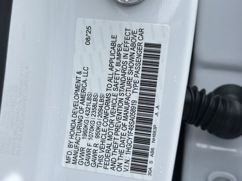 New 2025 Honda Accord SE image 28