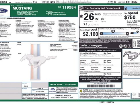 Used 2024 Ford Mustang Premium RWD image 8
