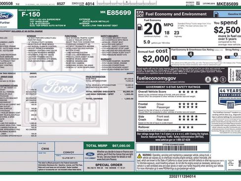 Used 2021 Ford F150 Lariat w/ Equipment Group 502A High image 19