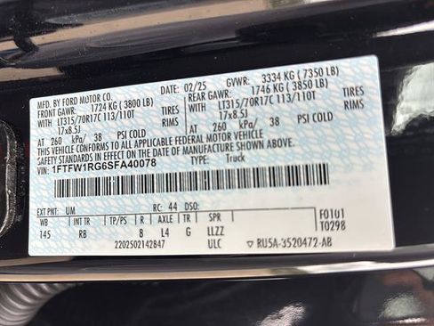 Certified 2025 Ford F150 Raptor AWD/4WD image 21
