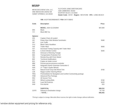 Certified 2024 Mercedes-Benz GLS 450 4MATIC image 2