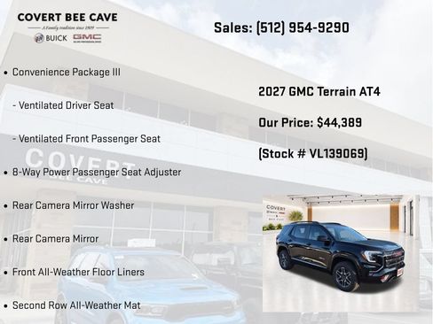 New 2027 GMC Terrain AT4 w/ Convenience Package III AWD/4WD image 19