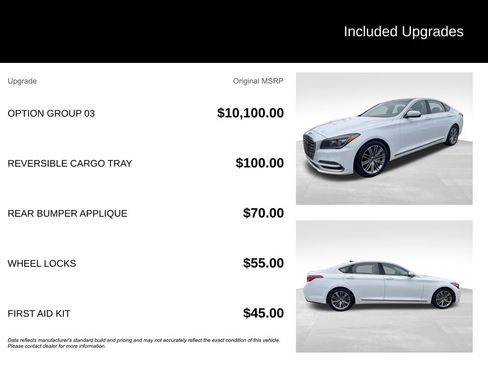 Used 2018 Genesis G80 3.8 w/ Option Group 03 AWD/4WD image 11