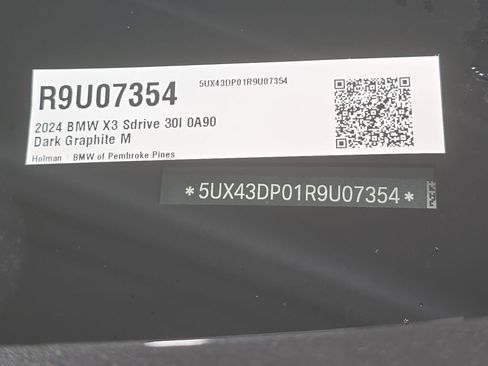 Certified 2024 BMW X3 sDrive30i w/ Convenience Package RWD image 24