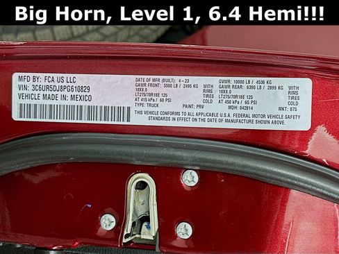 Used 2023 RAM 2500 Big Horn w/ Level 1 Equipment Group image 31