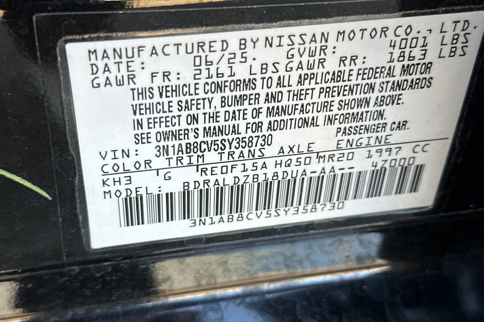Used 2025 Nissan Sentra SV FWD image 28