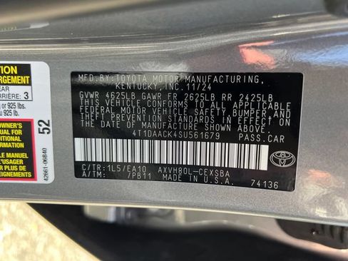 Used 2025 Toyota Camry SE w/ Multimedia Upgrade Package FWD image 17