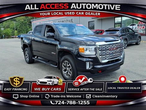 Used 2022 GMC Canyon AT4 w/ Driver Alert Package AWD/4WD image 2