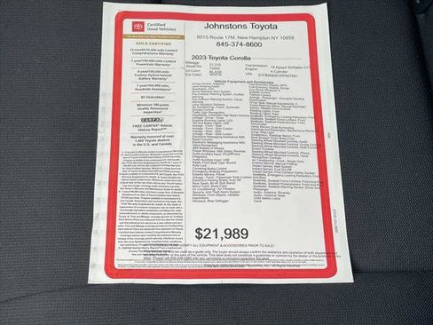 Certified 2023 Toyota Corolla LE image 3