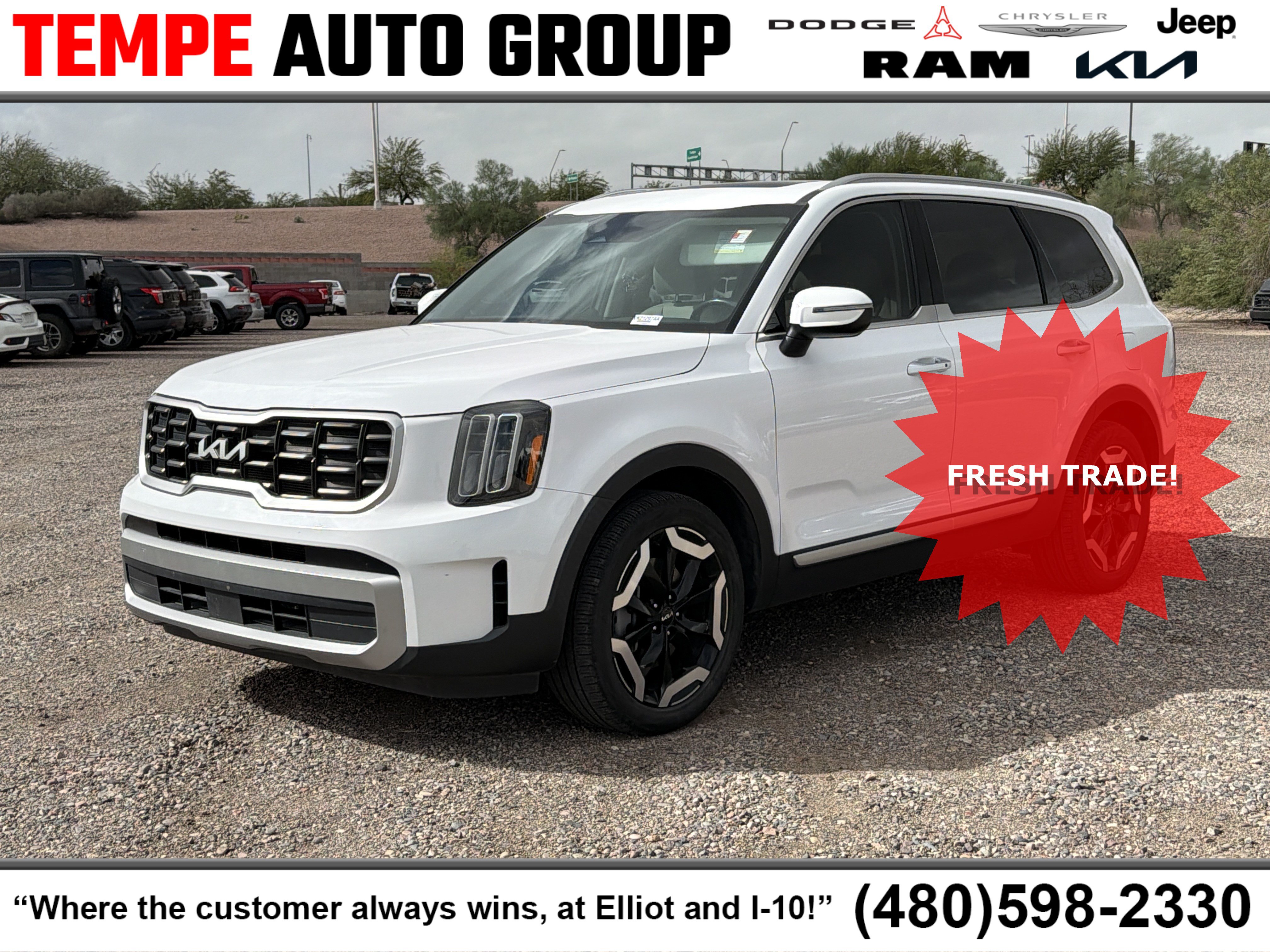 Used 2023 Kia Telluride S w/ S Sunroof Package AWD/4WD image 1