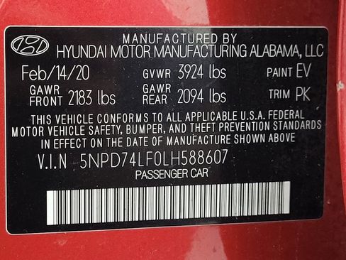 Used 2020 Hyundai Elantra SE FWD image 33