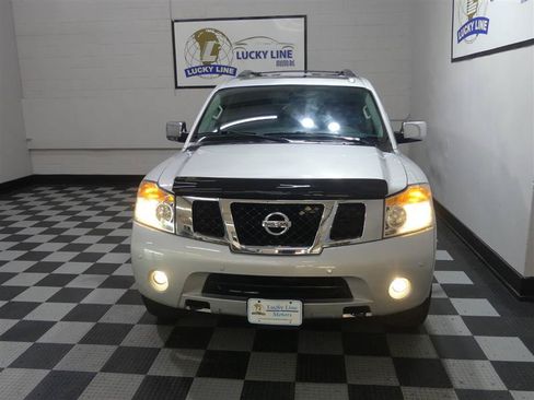 Used 2014 Nissan Armada Platinum w/ 2nd Row Captain Seat Package AWD/4WD image 3
