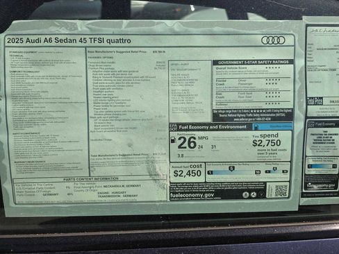 New 2025 Audi A6 Premium Plus image 19