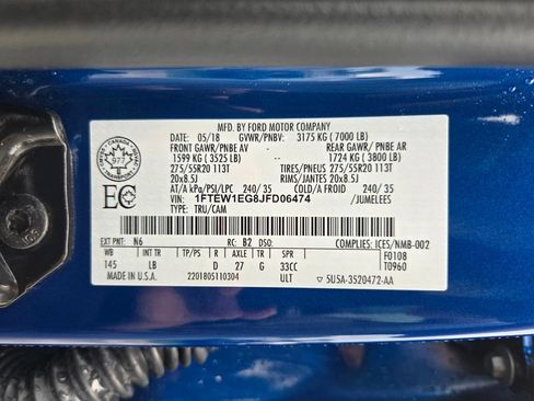 Used 2018 Ford F150 Lariat AWD/4WD image 33